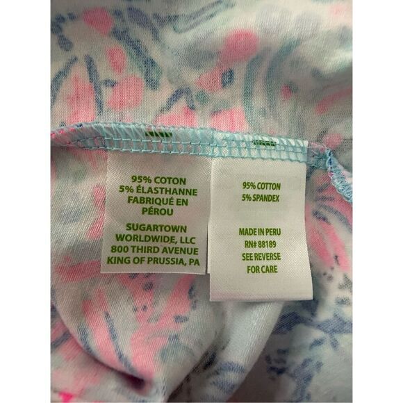 Lilly Pulitzer Billie Tank Top In Celestial Blue Seek and Sea - Picture 11 of 11